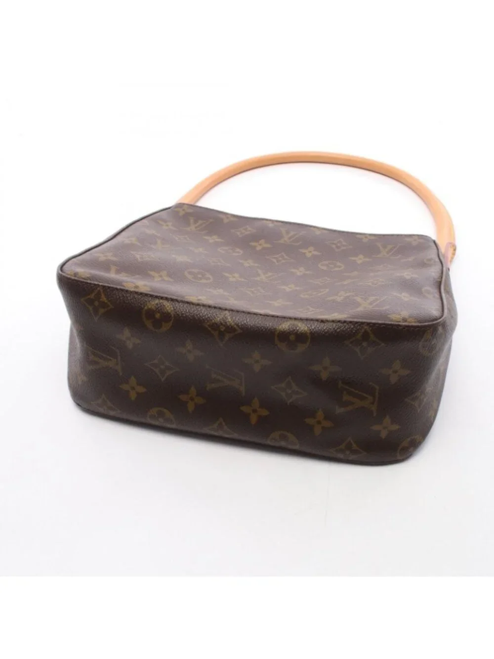 Louis Vuitton Shoulder Bag Looping MM Monogram Canvas Leather